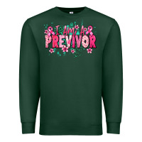 Sports Green i am a previvor Premium Sweatshirt - NancyCooperArtShop