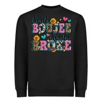 Black kinda boujee kinda broke Heavyweight Sweatshirt - Zillion Design Studio