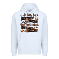 White we can be different on the outside but we have the Premium Hoodie - LillyAllenDesigns