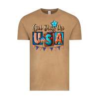 Vintage Camel God bless the USA 4th of july Vintage Tee - CowGirlArtShop