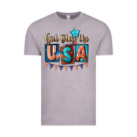 God Bless The Usa 4th Of July Vintage Tee | Teevron