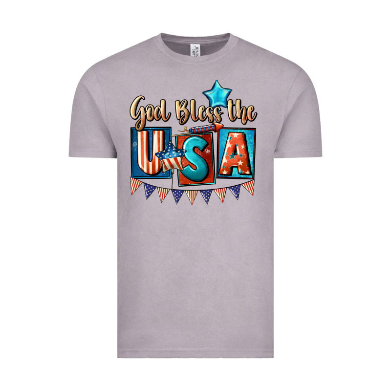 God Bless The Usa 4th Of July Vintage Tee by CowGirlArtShop | Teevron