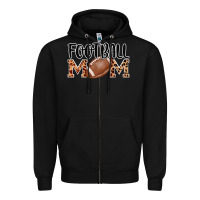 Black football mom Zipper Hoodie - AdoDesignShop