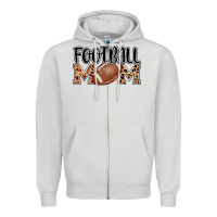 Dove Grey football mom Zipper Hoodie - AdoDesignShop