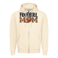 Football Mom Zipper Hoodie | Teevron
