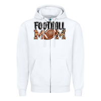 White football mom Zipper Hoodie - AdoDesignShop