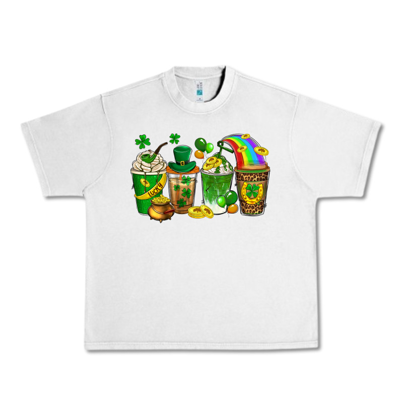 St. Patricks Day Coffee Drinks Urban Heavy Tee by Neo Western | Teevron