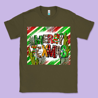 Merry Texmas  Christmas Classic Tee Designed By Adodesignshop