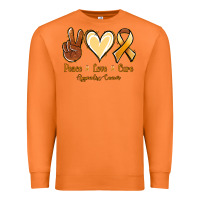Carrot Peace love cure Appendix Cancer Premium Sweatshirt - NancyCooperArtShop