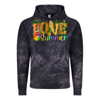 Cloud Black love summer with pineapple Vintage Hoodie - texasbilliewilder