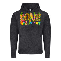 Vintage Black love summer with pineapple Vintage Hoodie - texasbilliewilder