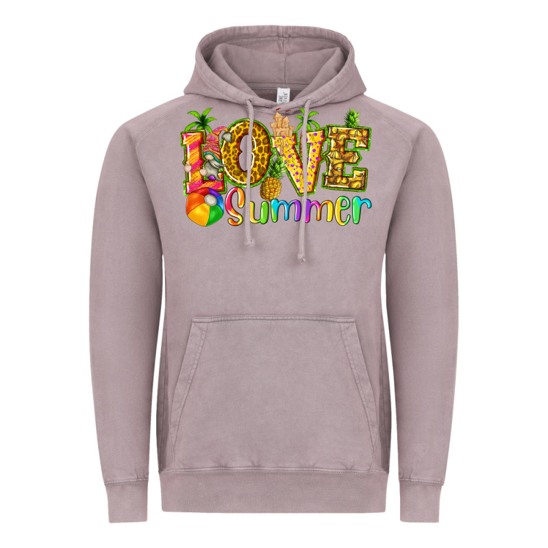Love Summer With Pineapple Vintage Hoodie by texasbilliewilder | Teevron