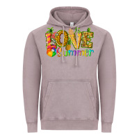 Vintage Zinc love summer with pineapple Vintage Hoodie - texasbilliewilder