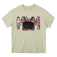 Mossy mom hockey flower Heavy Core Tee - RacoonDesign
