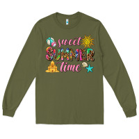 Army Green sweet summer time Long Sleeve Tee - AdoDesignShop