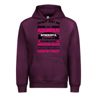 Mauve Wine Aquarius Woman Urban Hoodie - Bettercallsaul