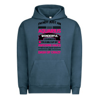 Pigment Midnight Navy Aquarius Woman Urban Hoodie - Bettercallsaul