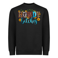 Black howdy bitches Heavyweight Sweatshirt - Zillion Design Studio