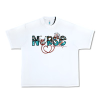 White nurse Urban Heavy Tee - SublimationCraftShop