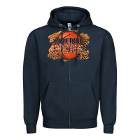 Navy basketball mom Zipper Hoodie - AdoDesignShop