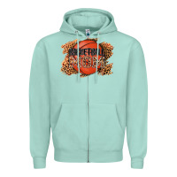 Seafoam basketball mom Zipper Hoodie - AdoDesignShop