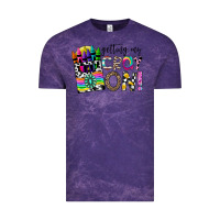 Cloud Purple getting my cray on Vintage Tee - CowhideDigitalArt