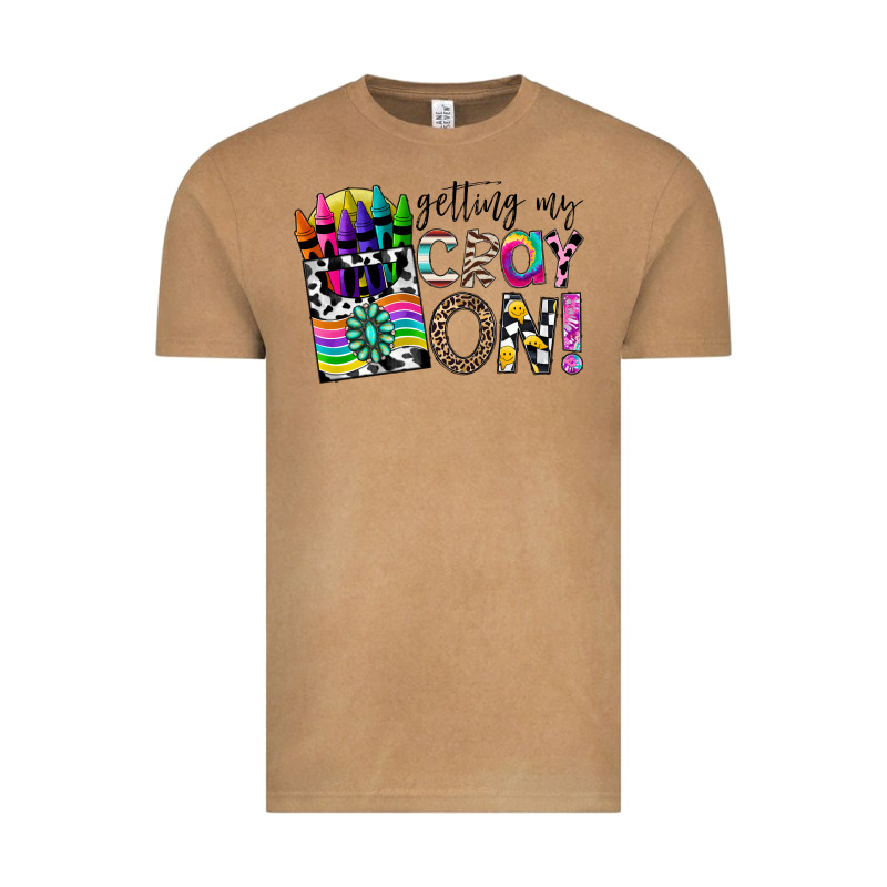 Getting My Cray On Vintage Tee by CowhideDigitalArt | Teevron