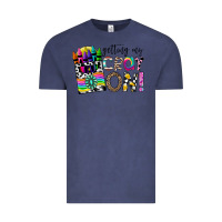 Vintage Denim getting my cray on Vintage Tee - CowhideDigitalArt