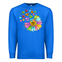 True Royal sunflower love hugs Premium Sweatshirt - MaliasSmallBusiness