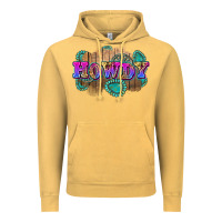 Vintage Mustard howdy Vintage Hoodie - Zillion Design Studio