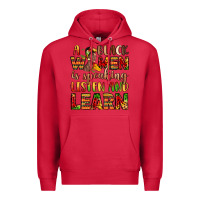 Cardinal a black women is speaking listen and learn Premium Hoodie - LillyAllenDesigns