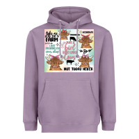 Lavender cow farm life Heavyweight Hoodie - MaliasSmallBusiness