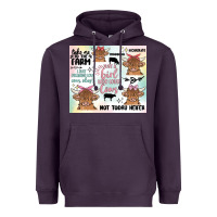 Plum cow farm life Heavyweight Hoodie - MaliasSmallBusiness