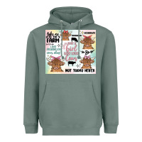 Sage cow farm life Heavyweight Hoodie - MaliasSmallBusiness