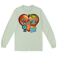 Matcha teach heart Long Sleeve Tee - JahusDesignShop