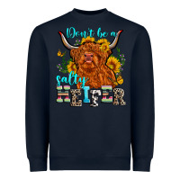 Navy don't be a salty heifer Heavyweight Sweatshirt - Zillion Design Studio