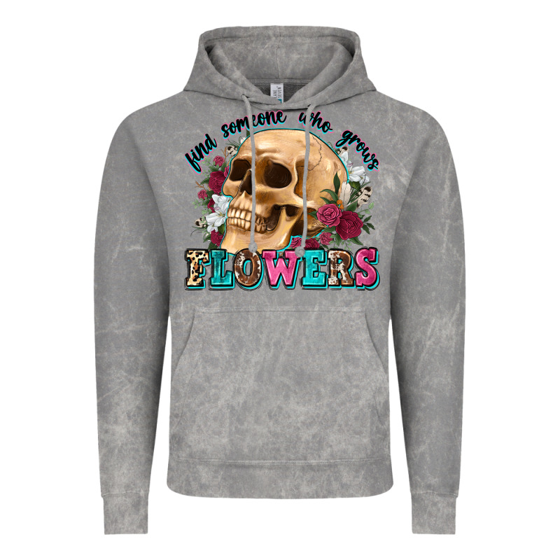 Find Someone Who Grows Flowers Vintage Hoodie by Zillion Design Studio | Teevron