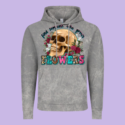Find Someone Who Grows Flowers Vintage Hoodie Designed By Zillion Design Studio