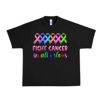 Black fight cancer in all colors Urban Heavy Tee - HRA Design Shop