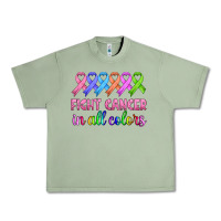 Oil Green fight cancer in all colors Urban Heavy Tee - HRA Design Shop