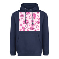 Navy cowgirl valentine's day Heavyweight Hoodie - MaliasSmallBusiness