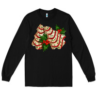 Black white christmas tree cake ado Long Sleeve Tee - AdoDesignShop
