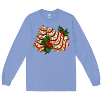 Colony Blue white christmas tree cake ado Long Sleeve Tee - AdoDesignShop