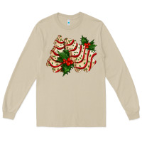 Mushroom white christmas tree cake ado Long Sleeve Tee - AdoDesignShop