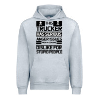 Heather Grey TRUCKER Urban Hoodie - Bettercallsaul