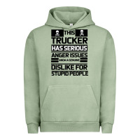 Pigment Oil Green TRUCKER Urban Hoodie - Bettercallsaul