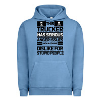 Pigment Pebble Blue TRUCKER Urban Hoodie - Bettercallsaul