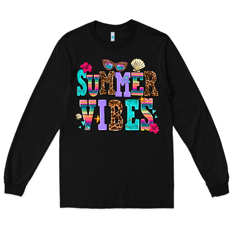 Summer Vibes Long Sleeve Tee by AdoDesignShop | Teevron