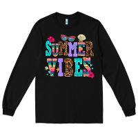 Black summer vibes Long Sleeve Tee - AdoDesignShop
