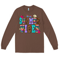 Chestnut summer vibes Long Sleeve Tee - AdoDesignShop